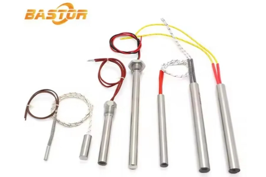 12V 24V 220V Stainless Steel Industrial Electric Rod Resistance Cartridge Heater