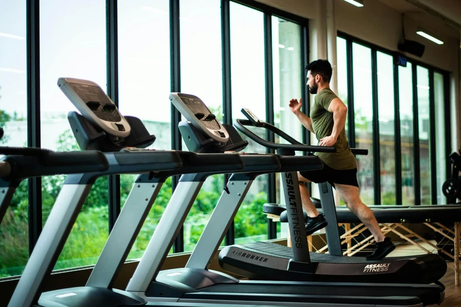 A Man on a Treadmill