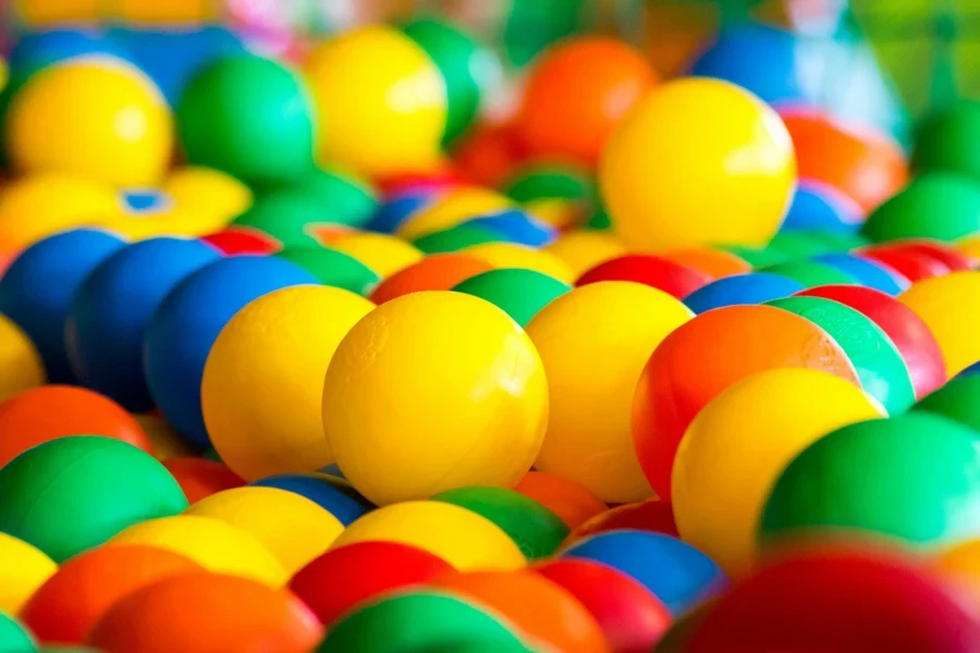 A Pool of Assorted Colorful Ball