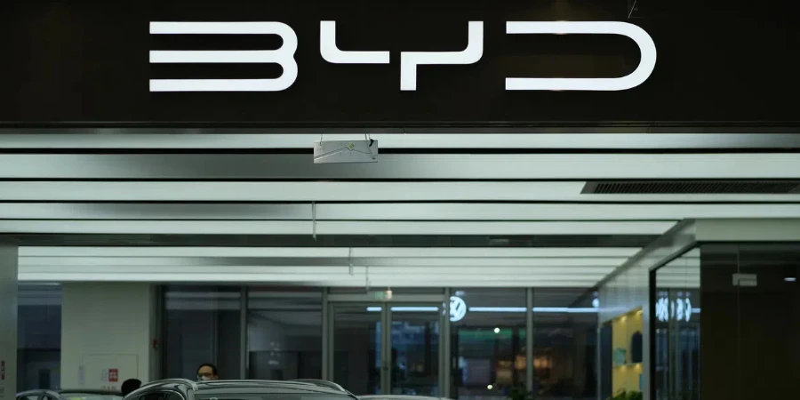 BYD EV retail store