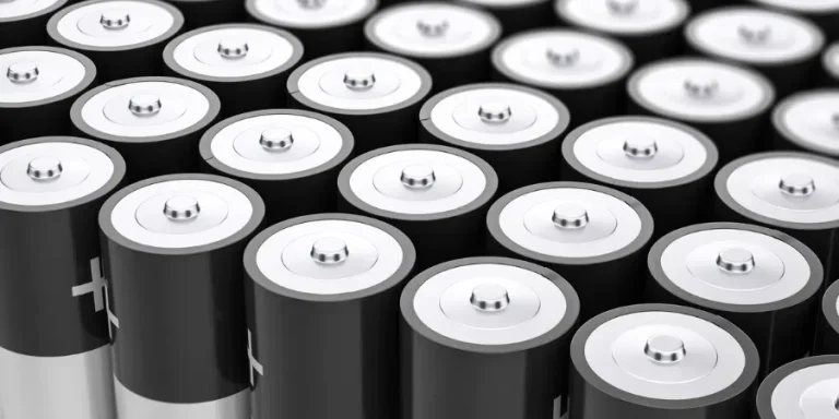 Background formed by AA batteries