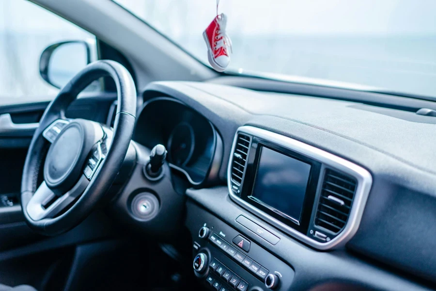 Car with Black Interior