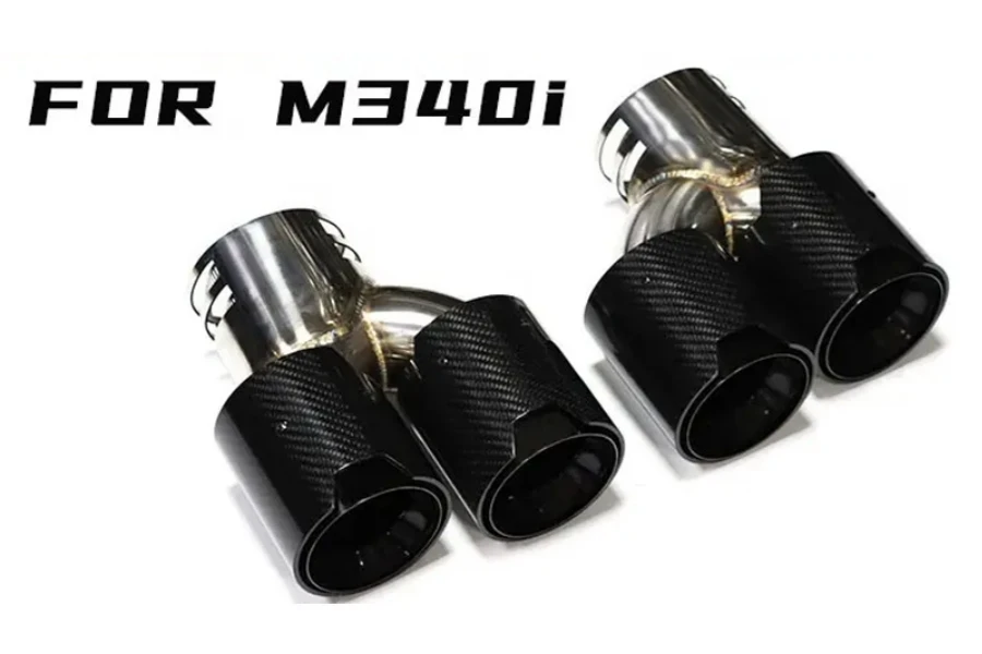 Carbon Fiber Exhaust Tips for BMW G20, G21, G22, and G23