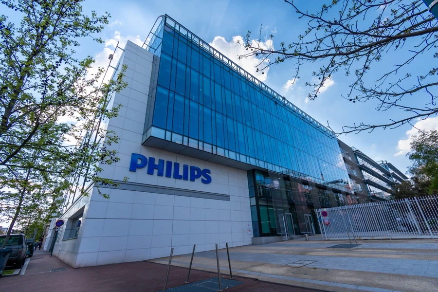 Exterior view of Philips HQ in France