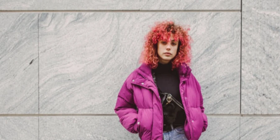 Girl with Curly Red Hair