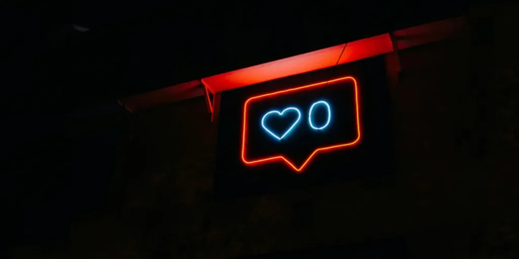 Heart and zero neon light signage