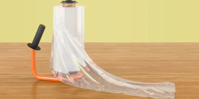 Manual film stretch wrapping machine
