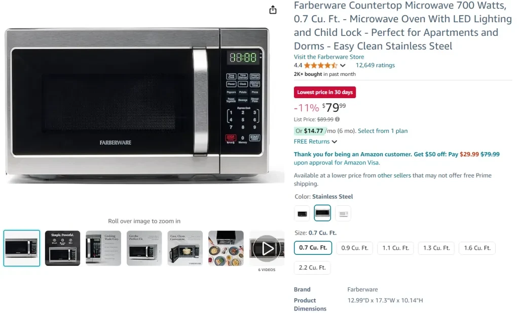 Microwave Oven