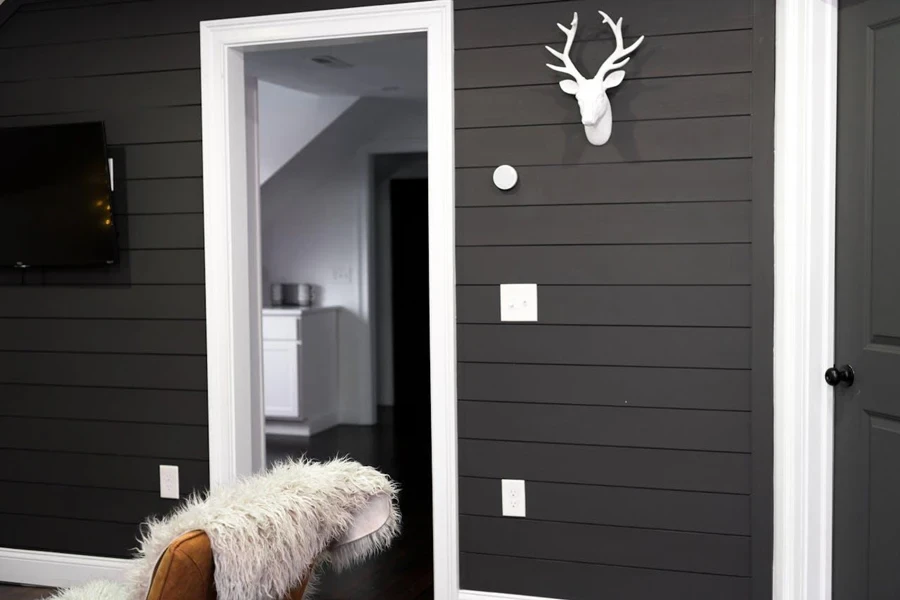 Modern shiplap wall styles tend to emphasize minimalist design