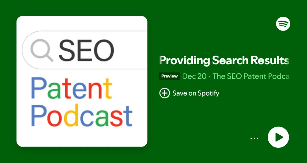 SEO Patent Podcast