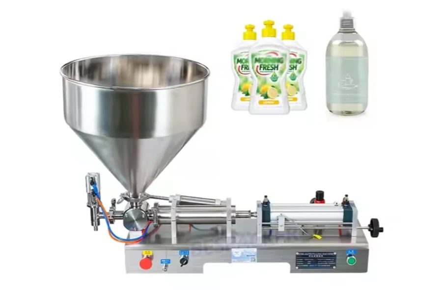 Semi-Automatic Piston Paste Filling Machine