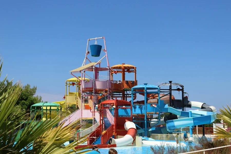 Slides in Aquapark