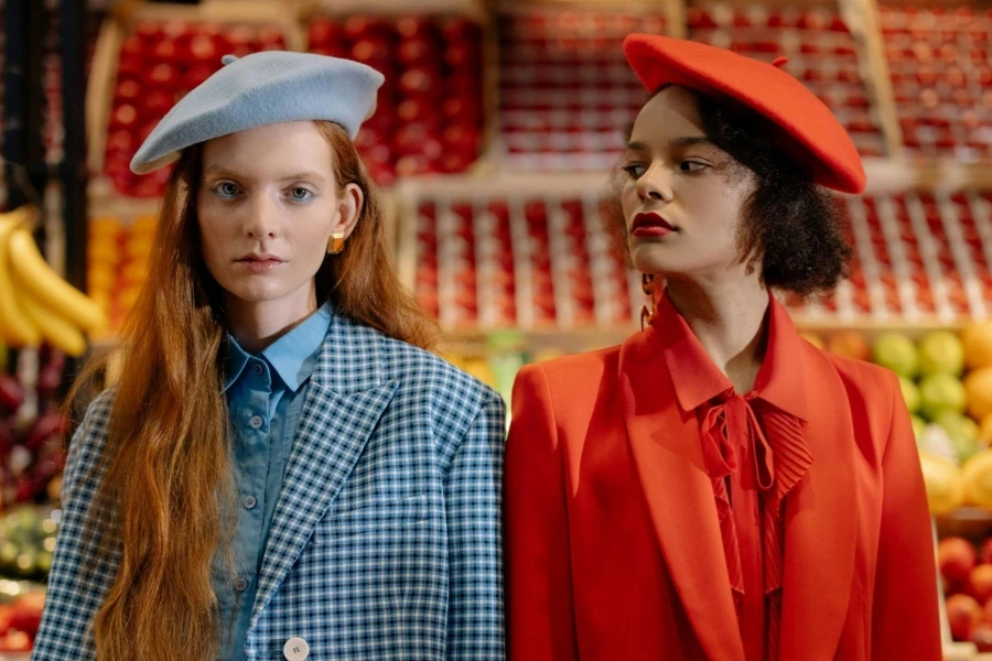 Women Wearing Beret Hat