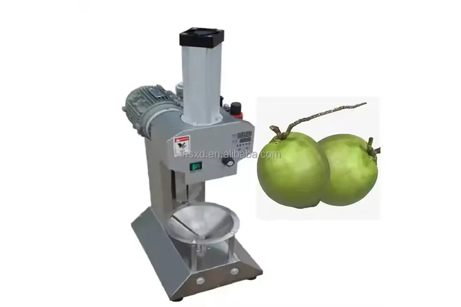 automatic green coconut peeler