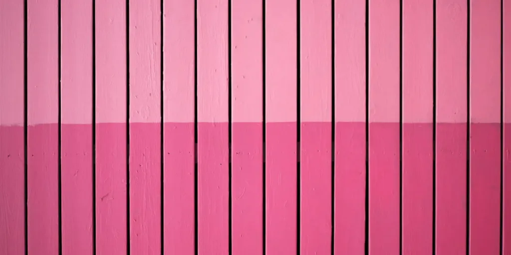 Close-up of a pink striped wallpaper