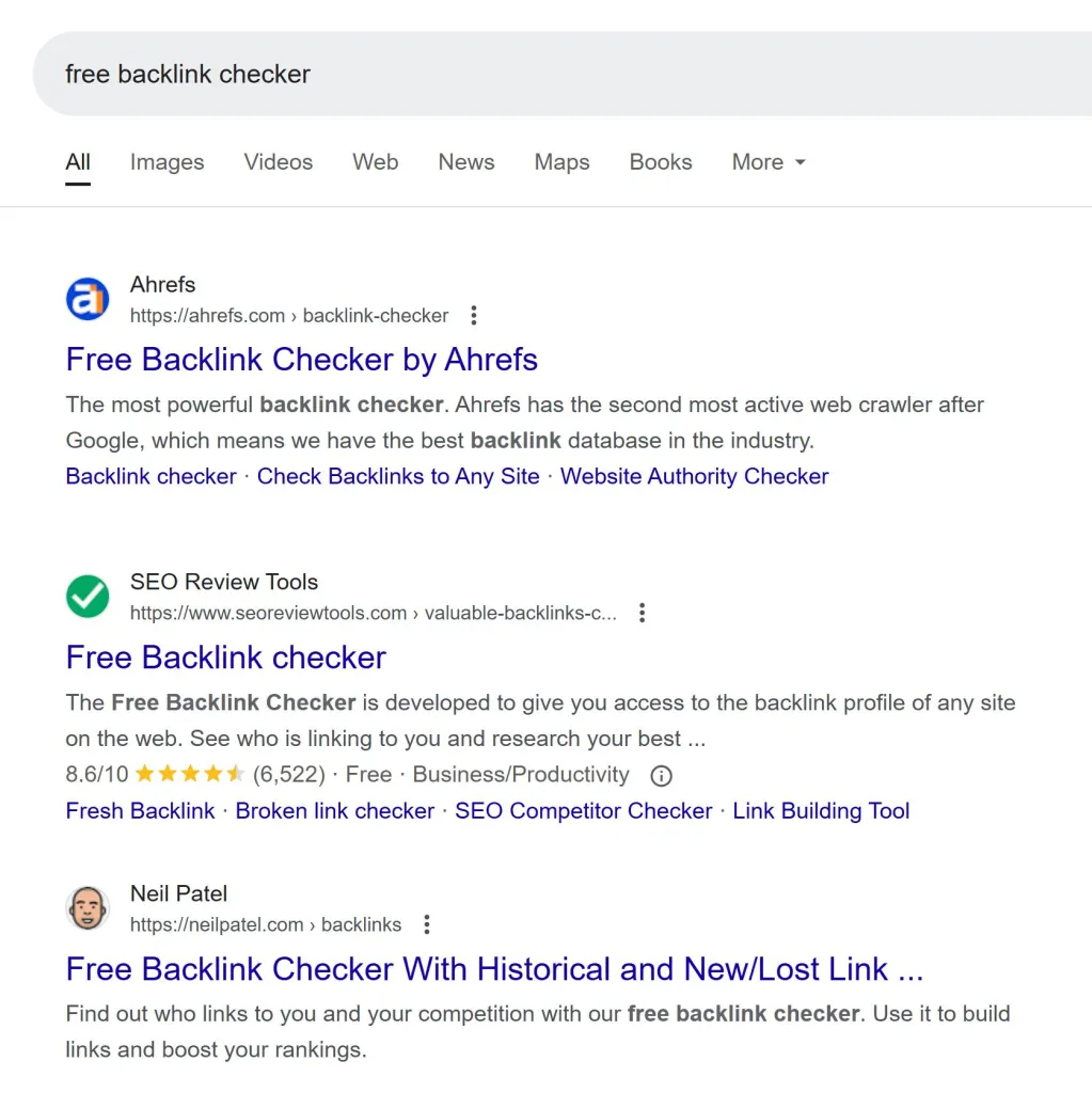 free backlink checker