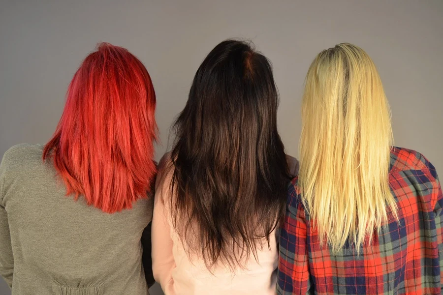 hair, girls, colors