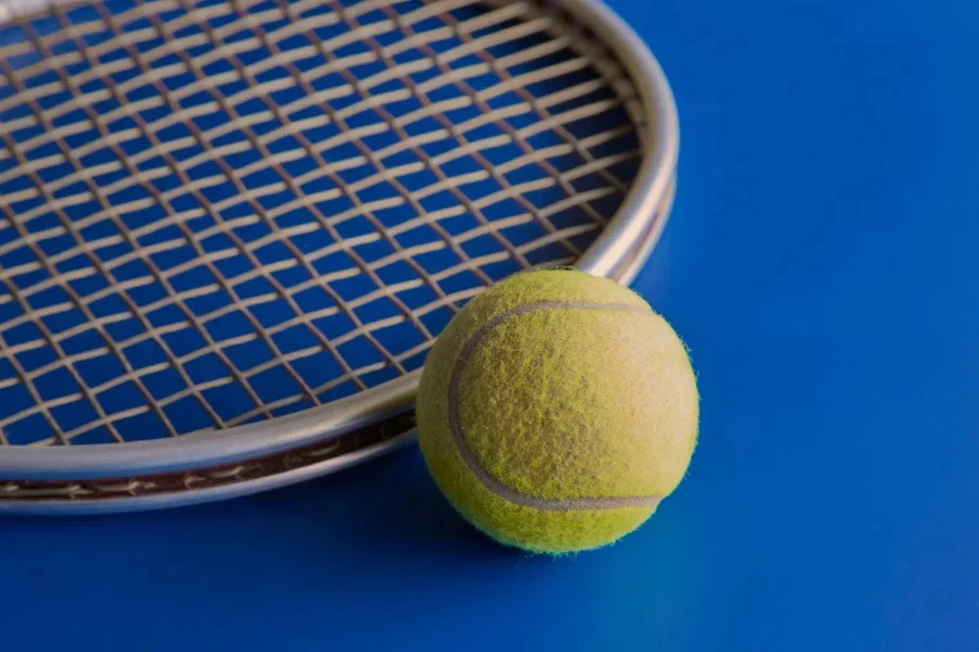 Yellow tennis ball