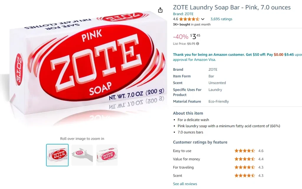 laundry soap bar