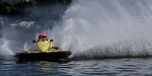 motor boat race, water sports, nature