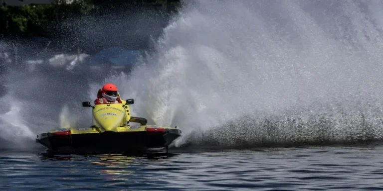 motor boat race, water sports, nature