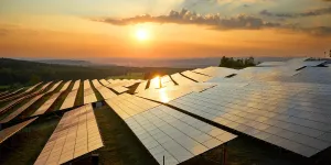 panels of solar power station