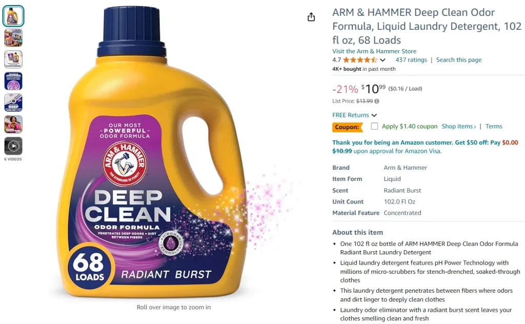 underwear detergent