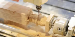 wood turning lathe machine