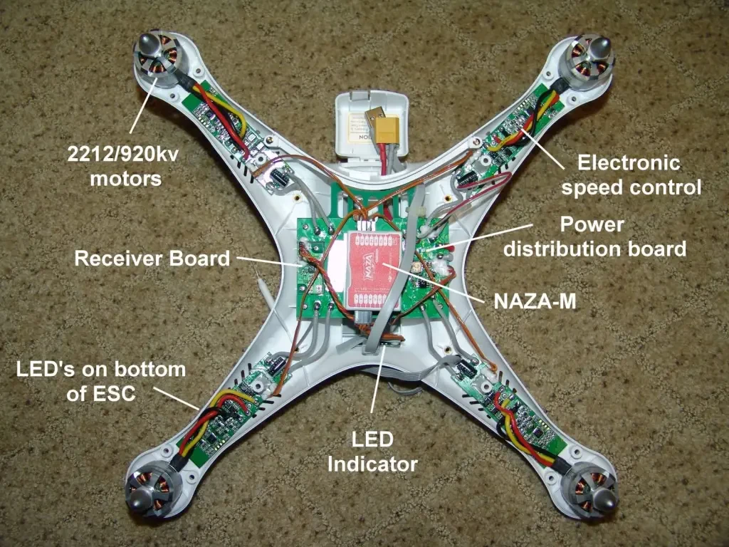 DJI Phantom drone components