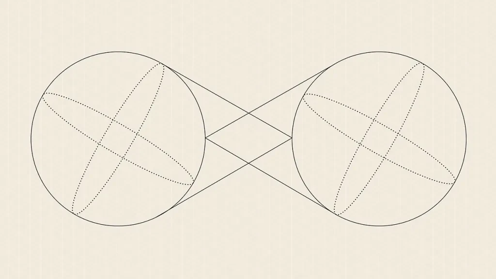 Diagram illustrating quantum error correction.