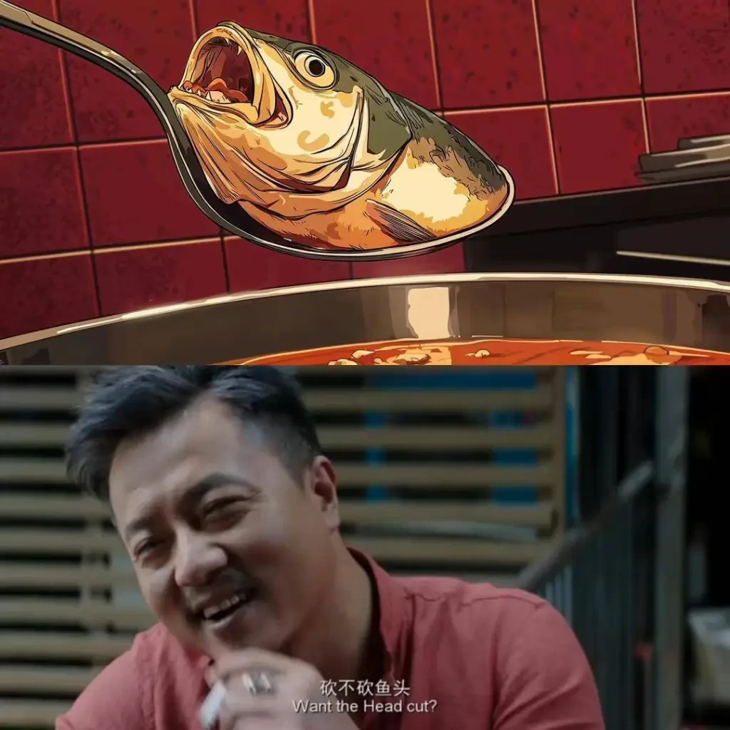 Fish head hot pot from "The Thin Man The Gun The Hotpot"