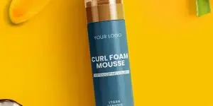 Hair mousse, a lightweight styling foam