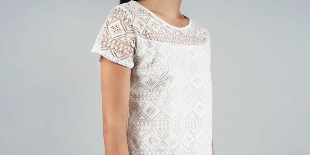 Lace Detailed Womens Top