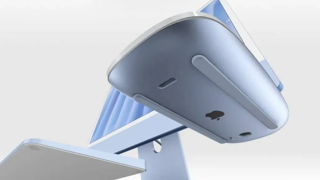 Magic Mouse with a Type-C charging port on the bottom