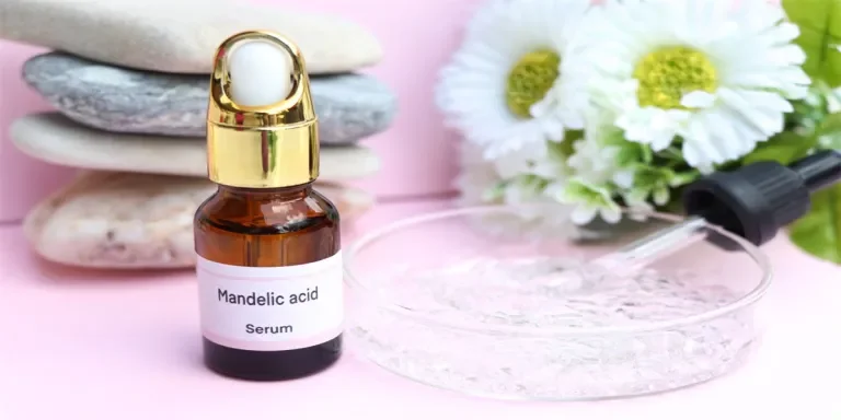 Mandelic acid in a bottle