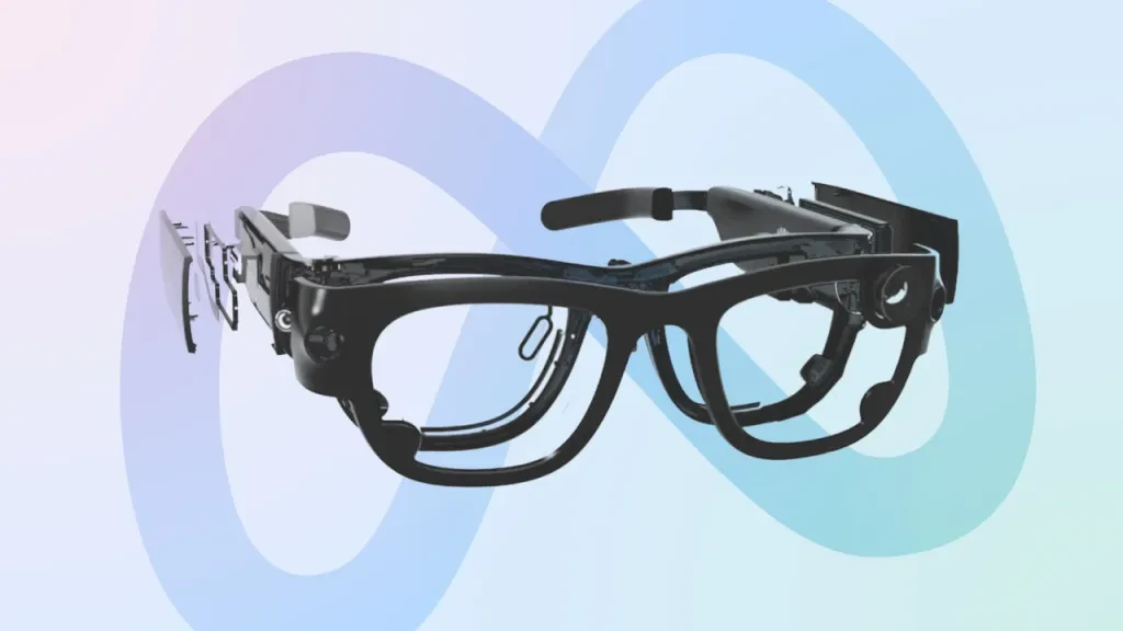 Orion AR smart glasses prototype with silicon carbide lenses.