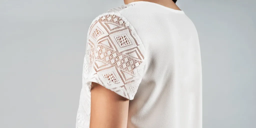 Sleeve Detail Lace Top