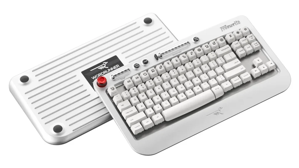 Wordrunner keyboard designed as a writing companion.