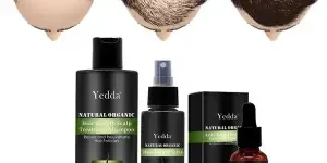 a series of hair growth sprays