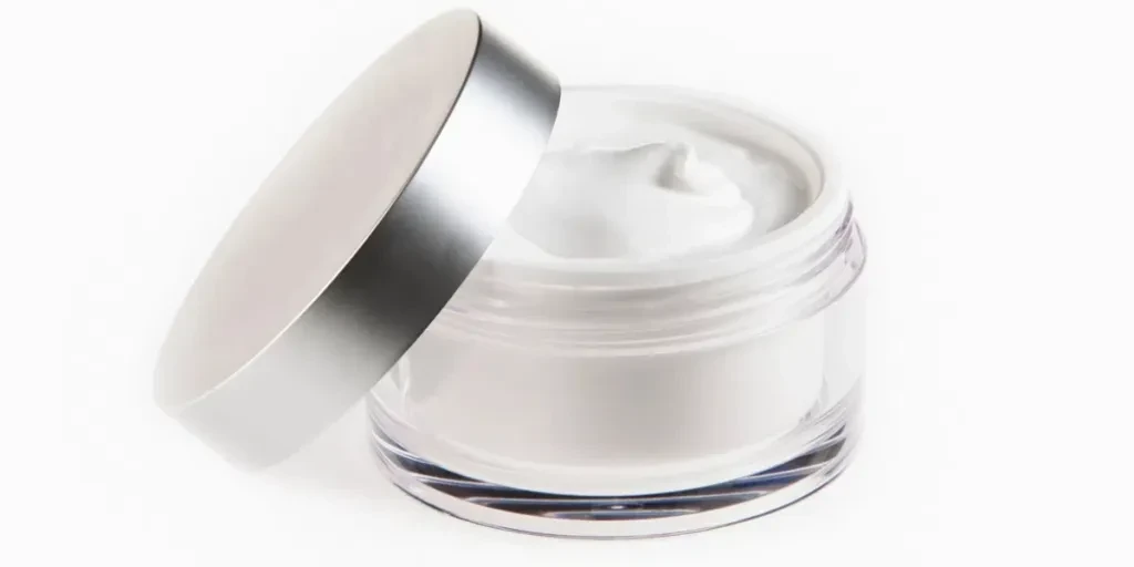 moisturizer in jar