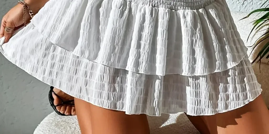 ruffle mini skirts, has seen a notable rise in recent years