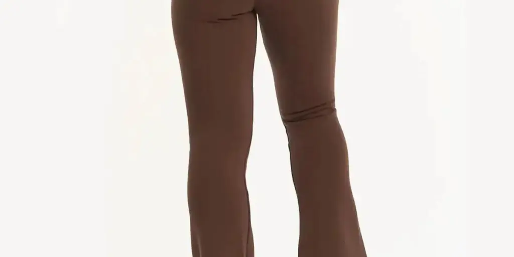 the brown wide leg legging