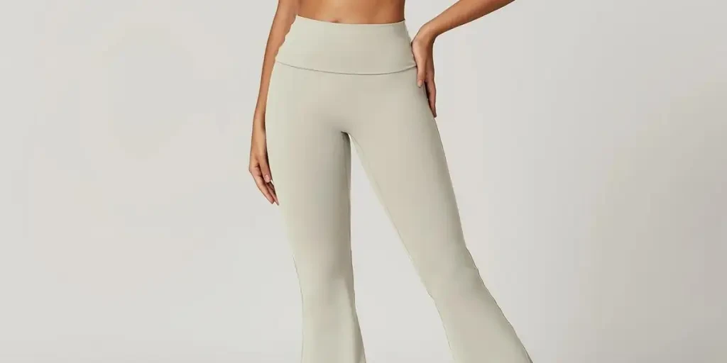 the white flare sweatpant