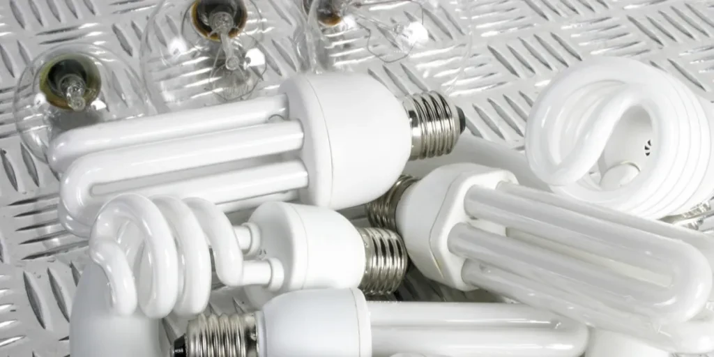 A set of white light bulbs