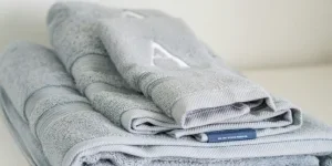 A stack of folded towels