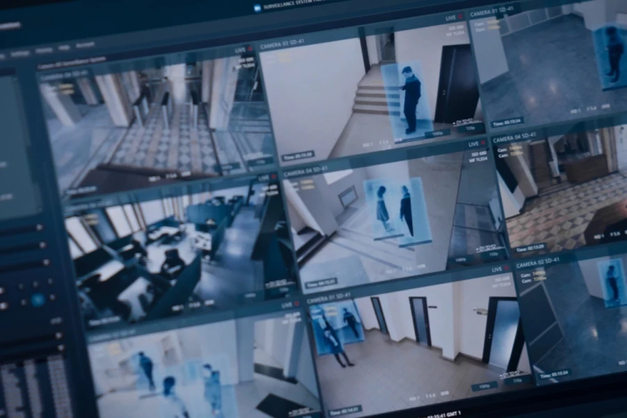 AI cameras with people detection