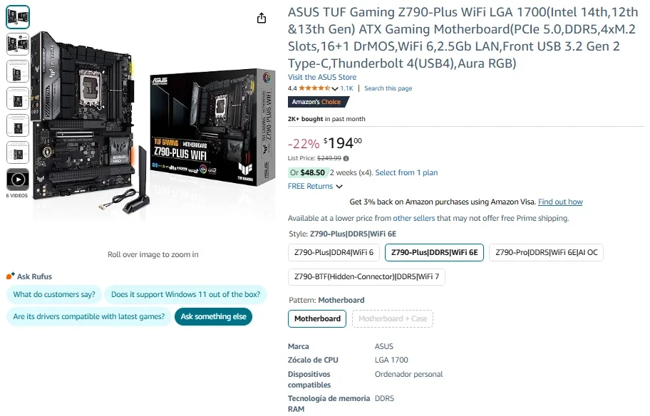 ASUS ROG Strix B550-F Gaming