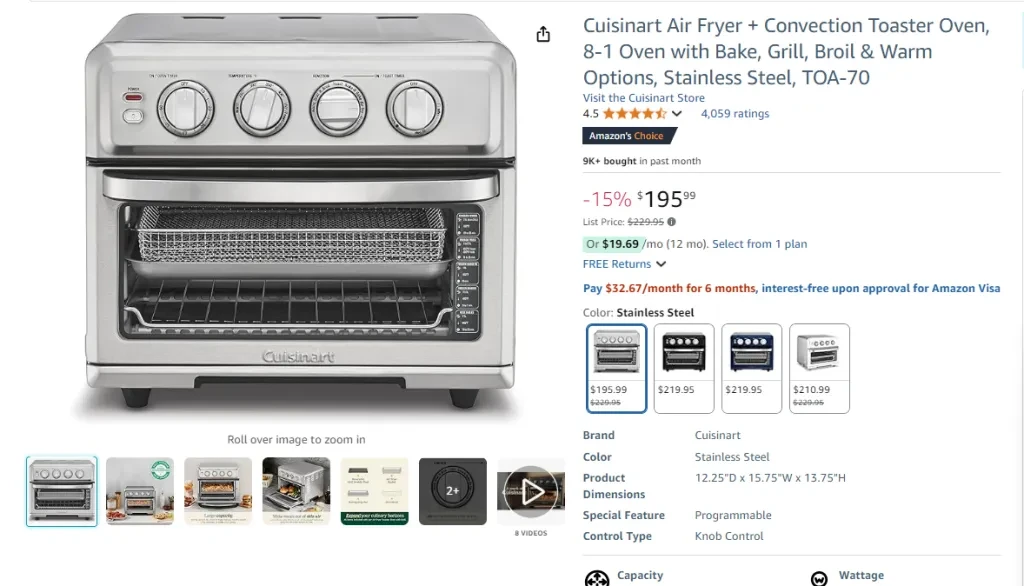 Air Fryer Oven
