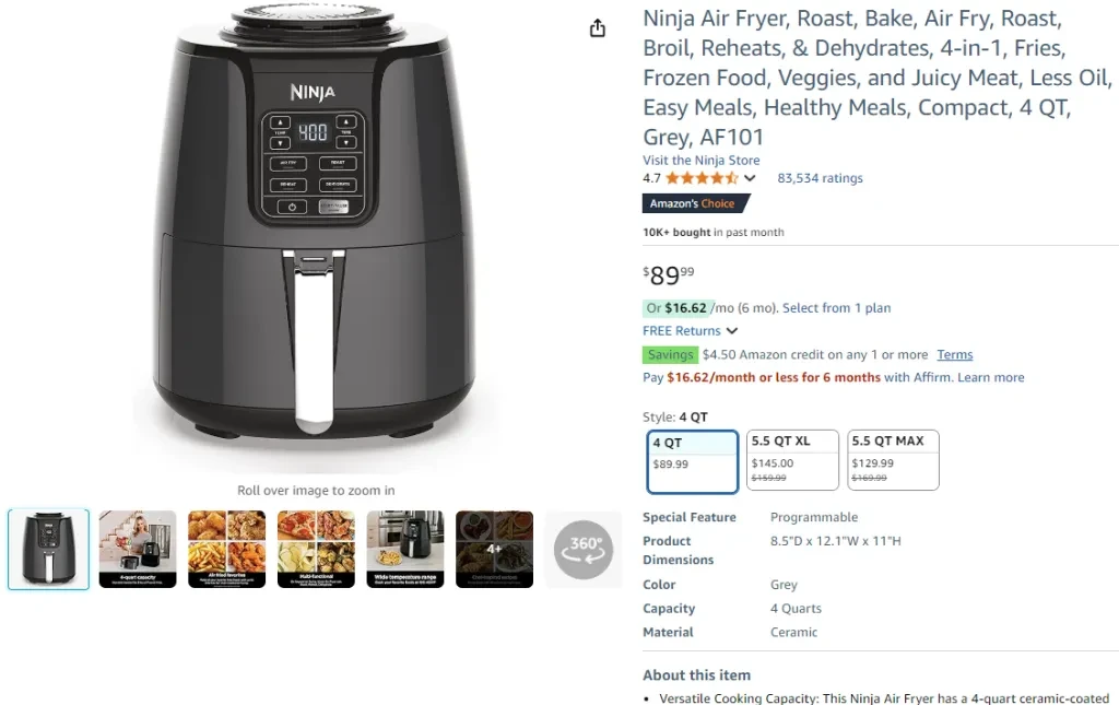 Air Fryer Oven