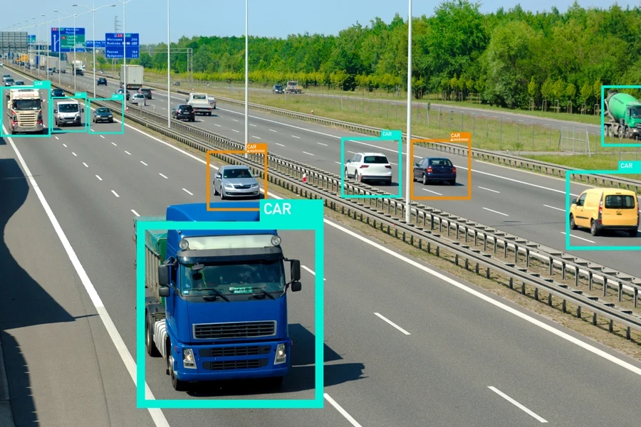 An AI security camera monitoring cameras